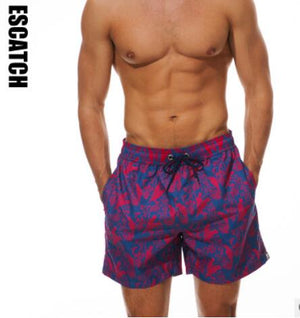 New xxxl 3 color Flamingo Printed Inner Quick Dry Men Swimming Trunks Men Swimwear Swimsuit Beachwear Beach Shorts bathing suit